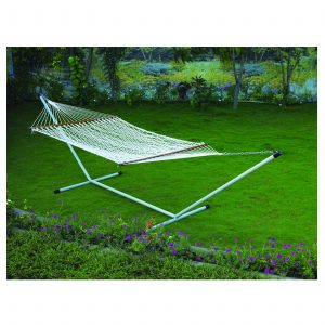 Hammock (Polyester Rope – White) 4′ x 11′