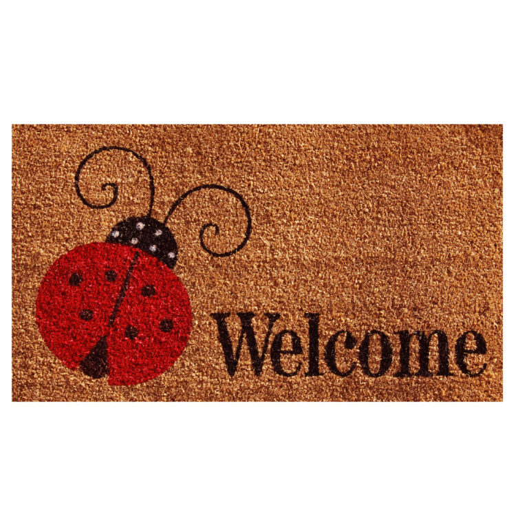 Ladybug Welcome Doormat