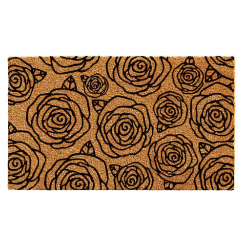 Black Rose Doormat