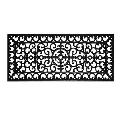 Fleur De Lis Rubber Doormat