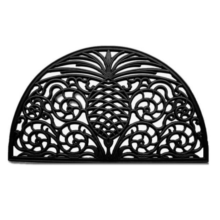 Pineapple Grandeur Rubber Doormat 18" x 30"