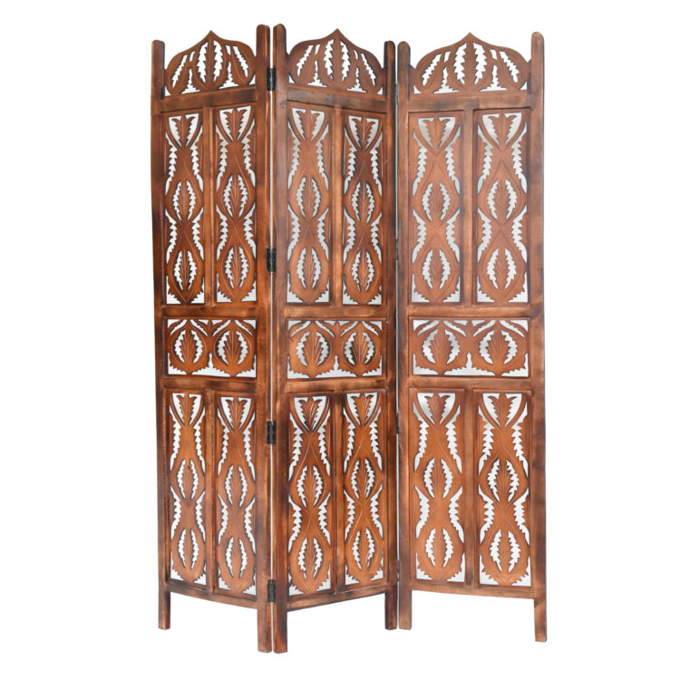 Pinnacle 3 Panel Wood Screen