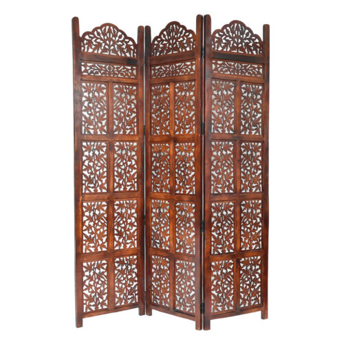 Victoria 3 Panel Wood Screen