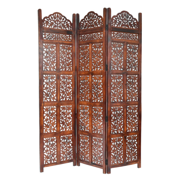 Victoria 3 Panel Wood Screen