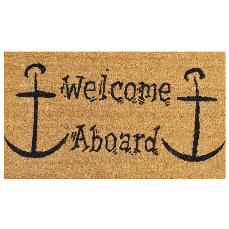 Welcome Aboard Doormat