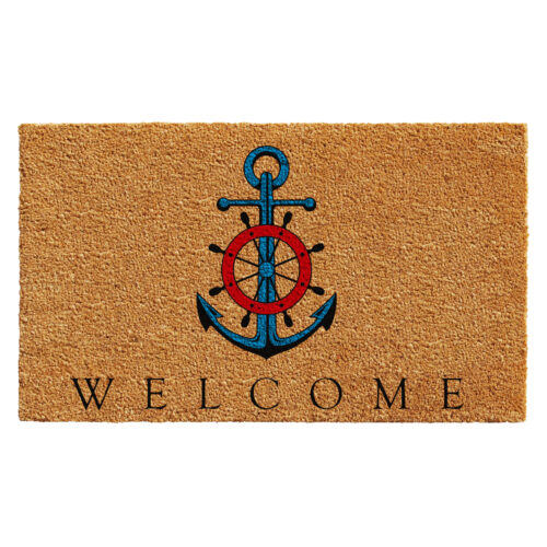 Ships Anchor Welcome Doormat