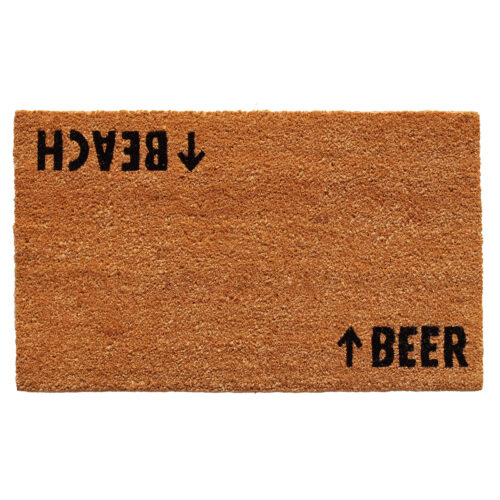 Beach Beer Doormat