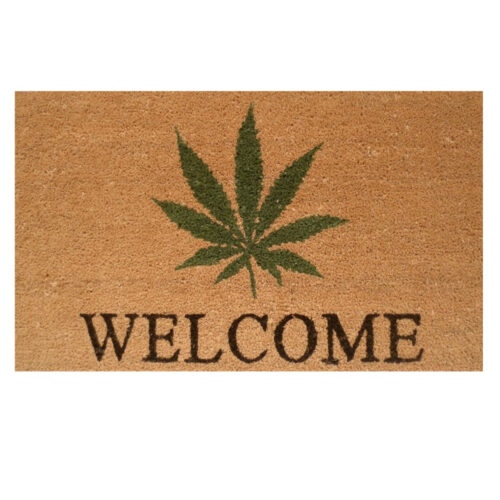 Cannabis Welcome Doormat