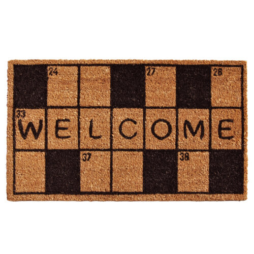 Crossword Welcome Doormat