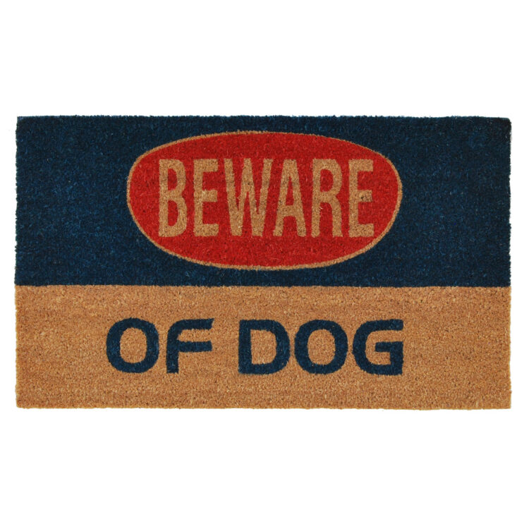 Dog Warning Doormat