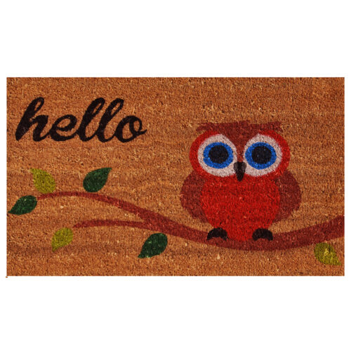 Elf Owl Hello Doormat