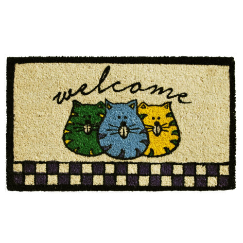 Fat Cats Welcome Doormat