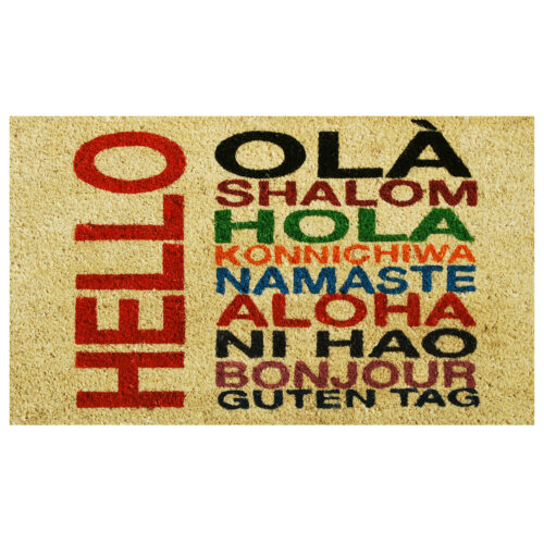 International Hello Doormat