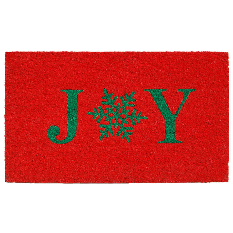 Snowflake Joy Doormat