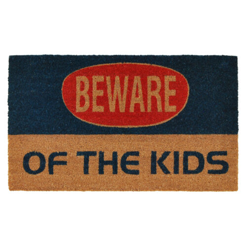 Kids Warning Doormat