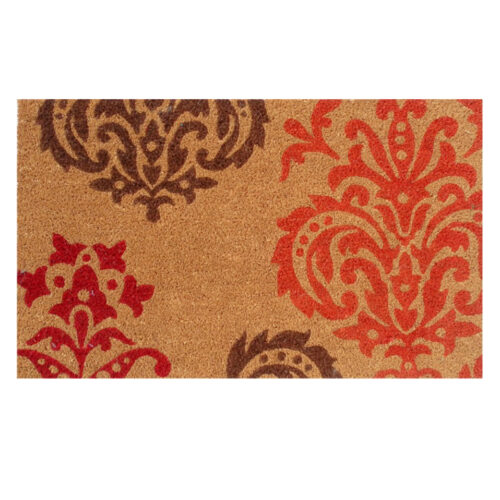 Orange Baroque Doormat