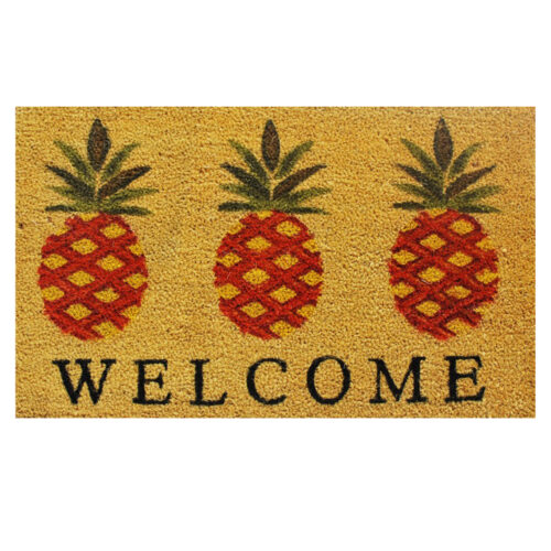 Welcome Pineapples Doormat