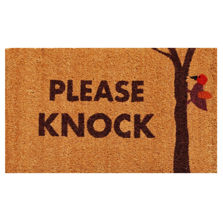 Please Knock Doormat