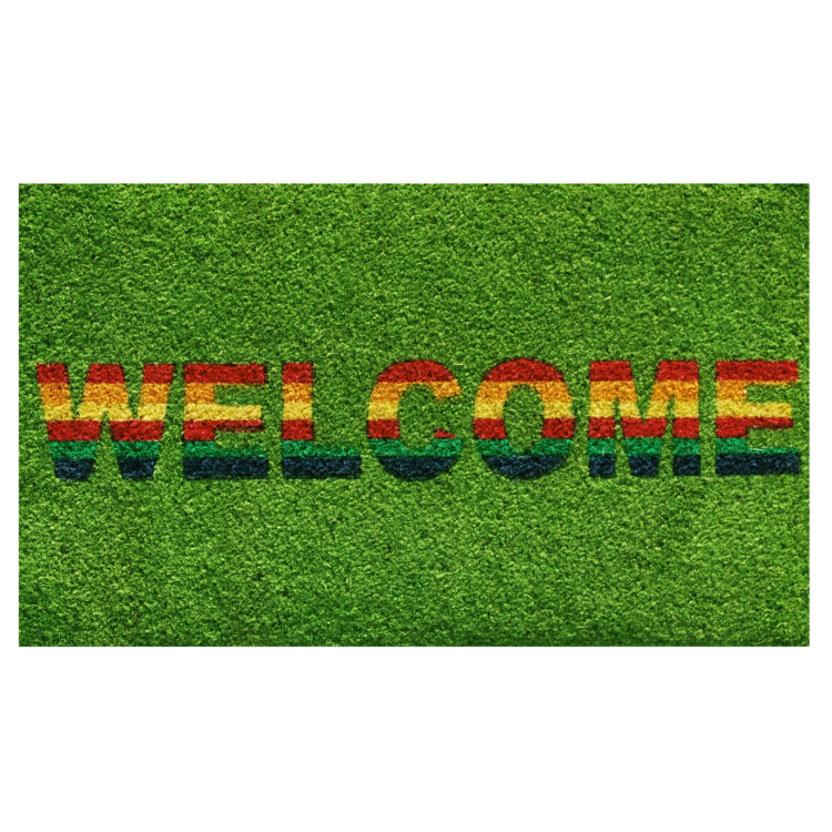 Rainbow Welcome Doormat