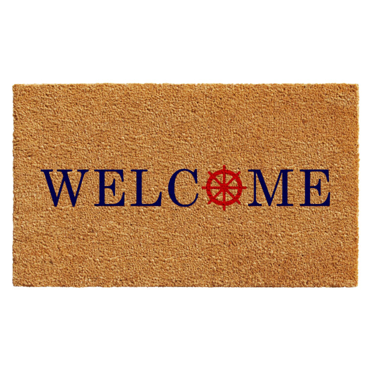 Ships Wheel Welcome Doormat