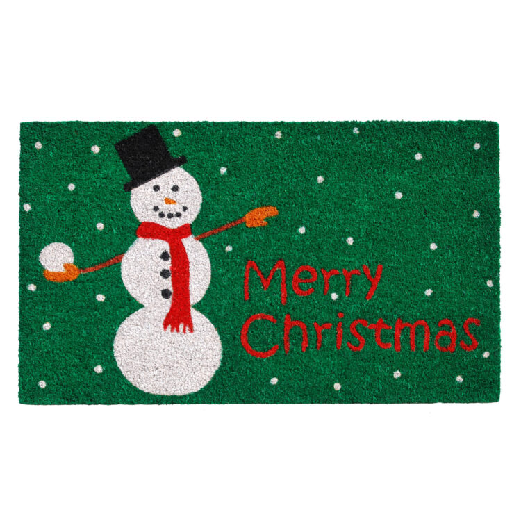 Christmas Snowman Doormat