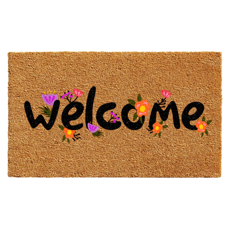 Spring Welcome Doormat