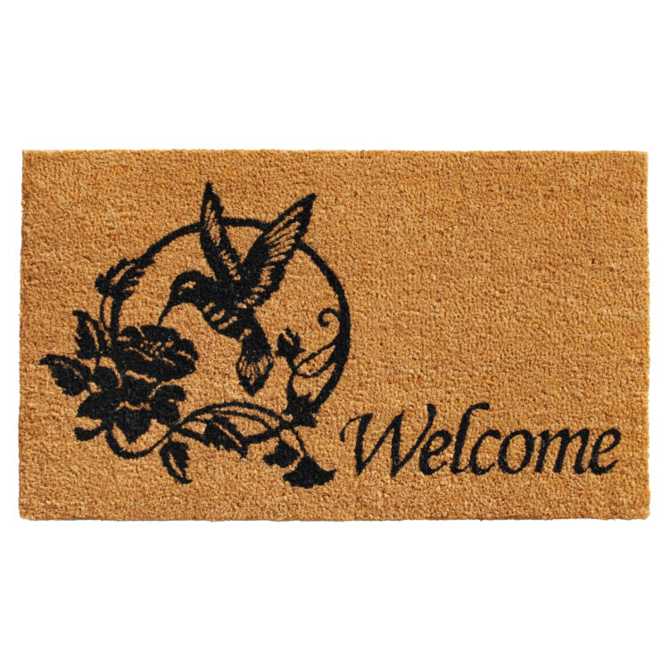 Hummingbird Welcome Doormat