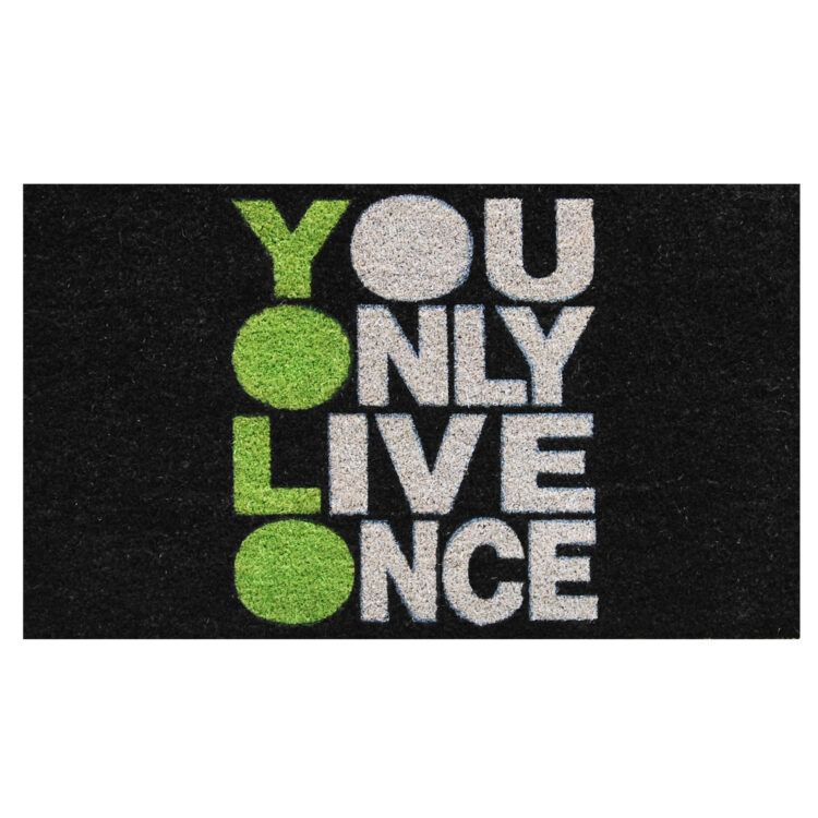 YOLO Doormat