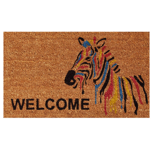 Zebra Welcome Doormat