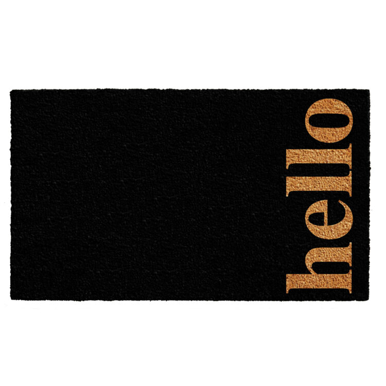 Vertical Hello Doormat Color