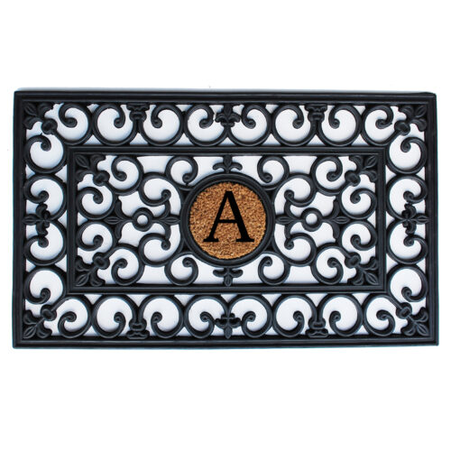 Rubber Monogram Doormat