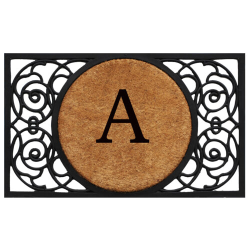 Armada Circle Monogram Doormat